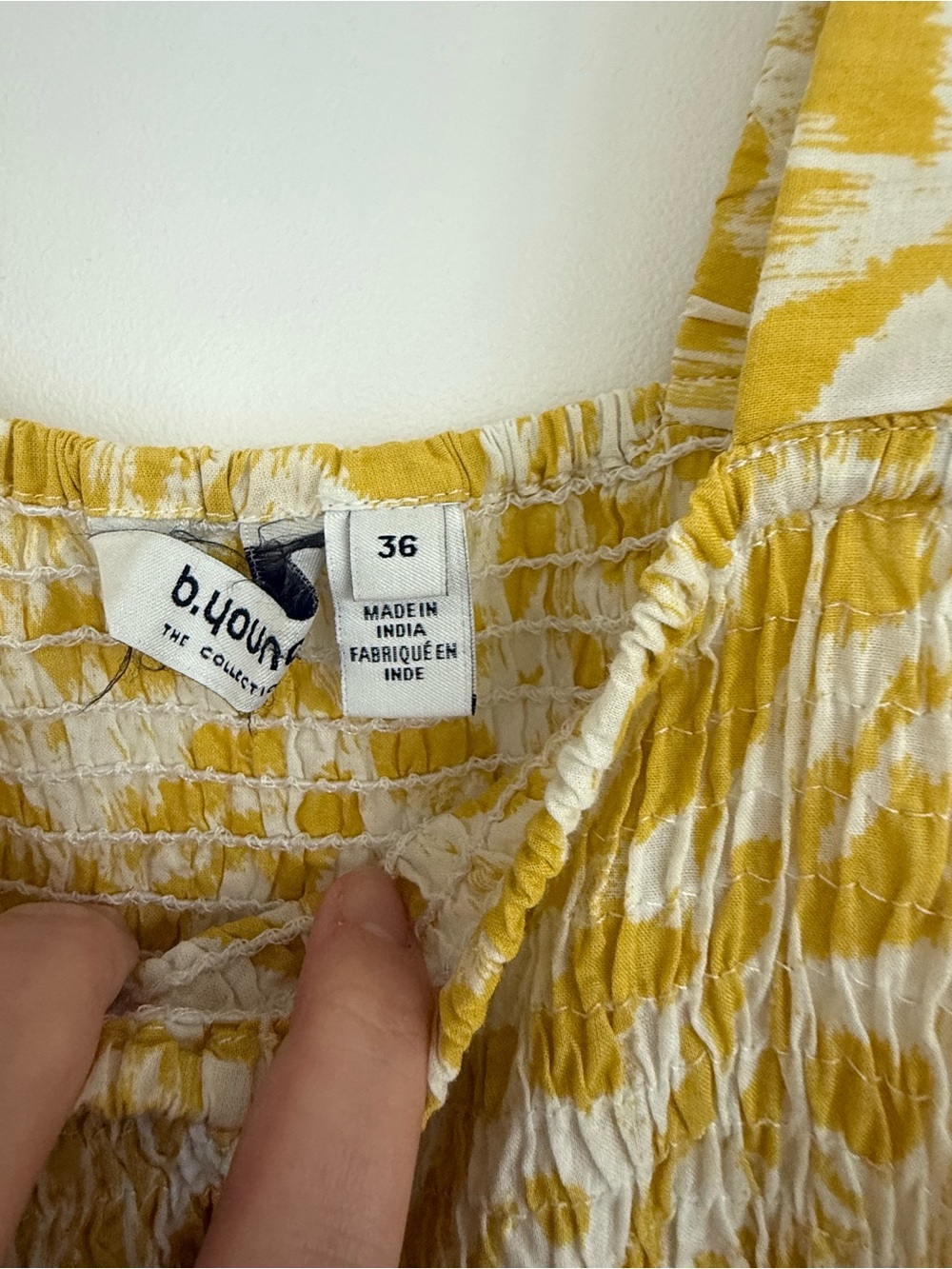 B.Young Jasmine Zebra Mix Dress
 - Breezy Summer Style (100% cotton) - Picture 2 of 7
